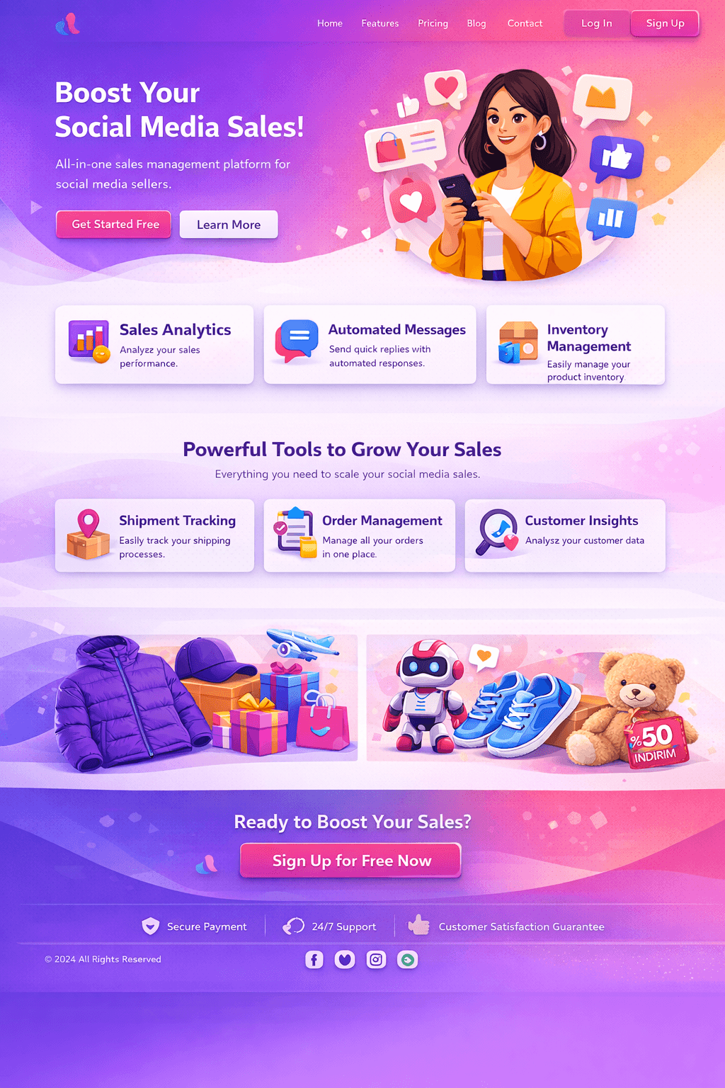 Sellister - Social Media Sales Platform